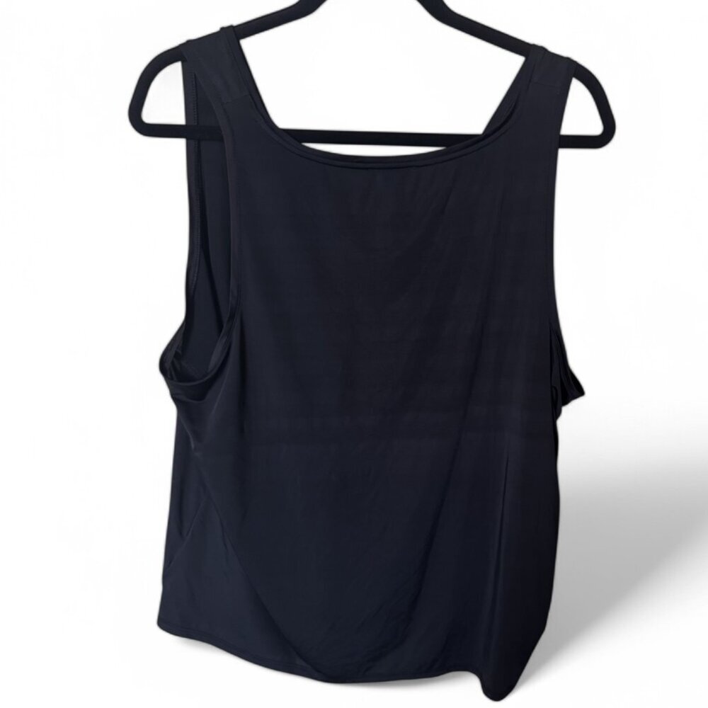 Express Relaxed Scoop Neck Tailored Tank – XL - Picture 3 of 5